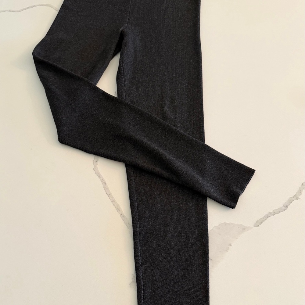 Cable & Gauge Black Knit Leggings
